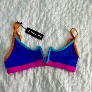 NWT Oneone Becca swim top medium